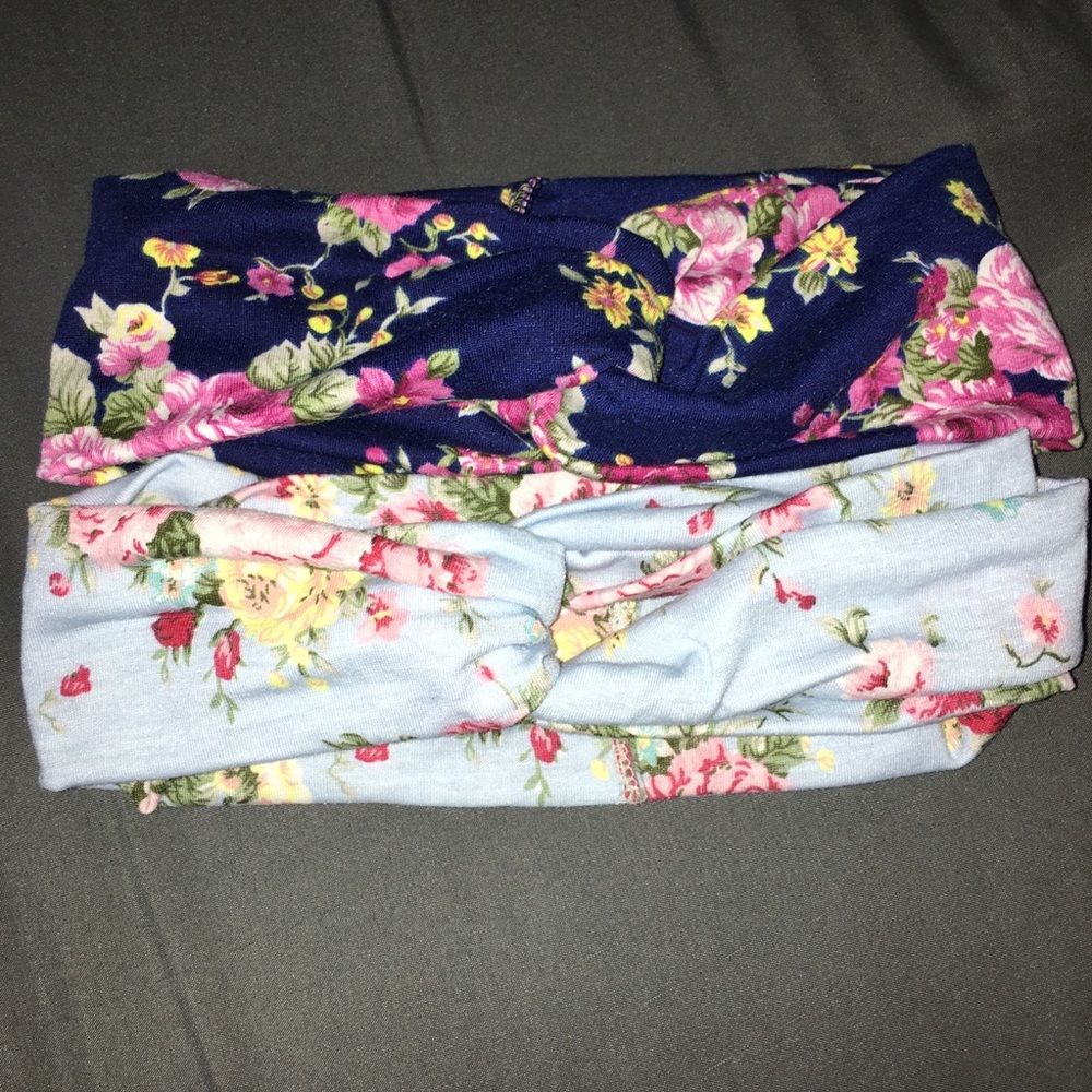 Floral headband pack of 2